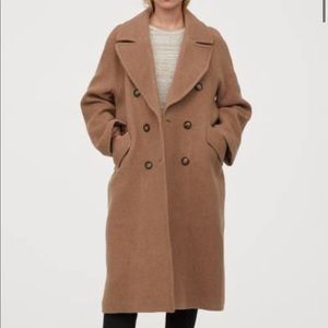 NWT H&M Long Wool-blend Coat